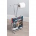 InterDesign Axis Free Standing Toilet Paper Holder Newspaper Magazine Rack Bathroom - Chrome - B002GP7TWE